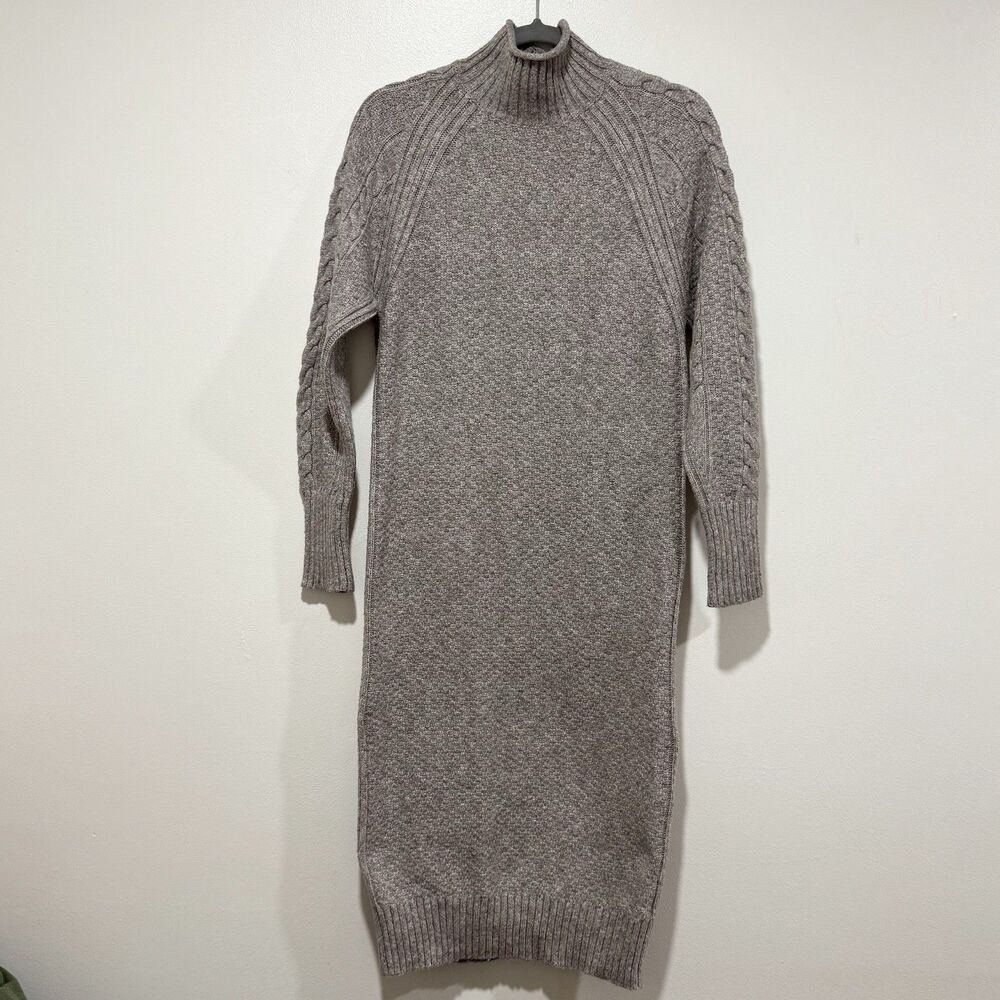 Universal Thread Mockneck‎ Gray Brown Sweater Dress Size XSMALL